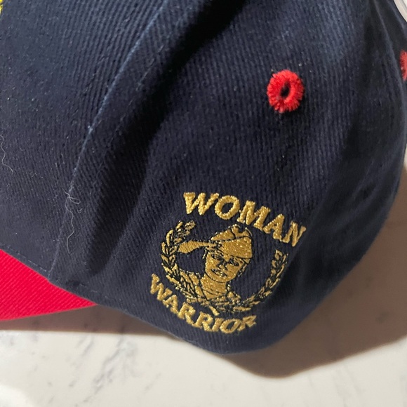 Woman Marine Veteran Cap Black, Red - Picture 5 of 6